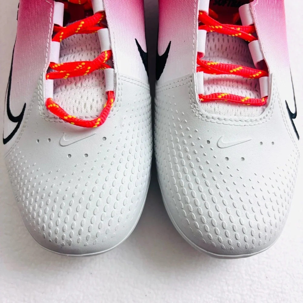NWT Nike Womens Hyperdiamond 4 Elite Metal Softball Cleats Red/White Size 11.5